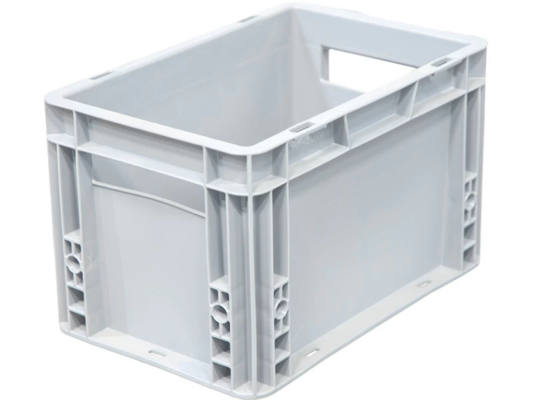 Ящик 300х200х170 сплошной, гладкое дно, цв. серый купить в Вологде Ящик 300х200х170 сплошной, гладкое дно, цв. серый купить в Вологде