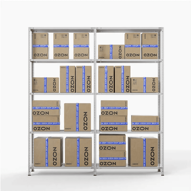 Стеллаж ПВЗ Озон 2000х2000х400 5 полок купить в Вологде