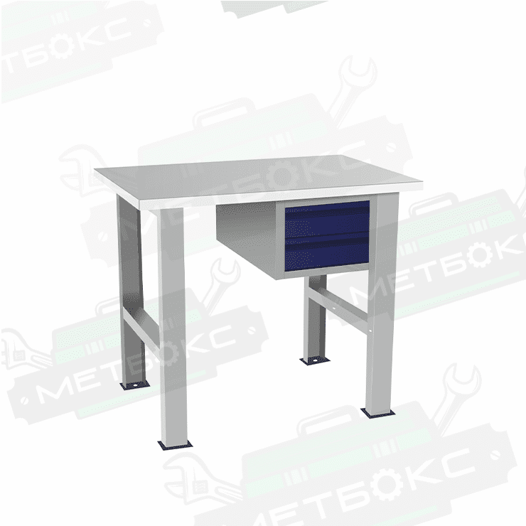 Верстак бестумбовый с подвесным ящиком ВП-Э купить в Вологде