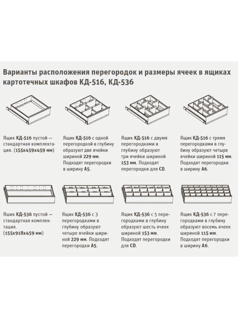 Шкаф картотечный ДиКом КД-536 (без перегородок) купить в Вологде Шкаф картотечный ДиКом КД-536 (без перегородок) купить в Вологде