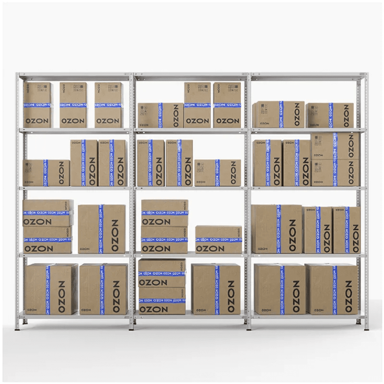 Стеллаж ПВЗ Озон 2000х3000х400 5 полок купить в Вологде