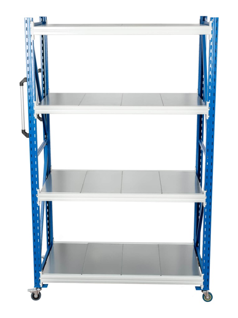 Стеллаж мобильный БиКом СТ-4 250x210x100 4 полки купить в Вологде