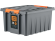 Контейнер особопрочный Rox Box PRO 36 (500х390х250 мм с крышкой и клипсами, антрацит) купить в Вологде