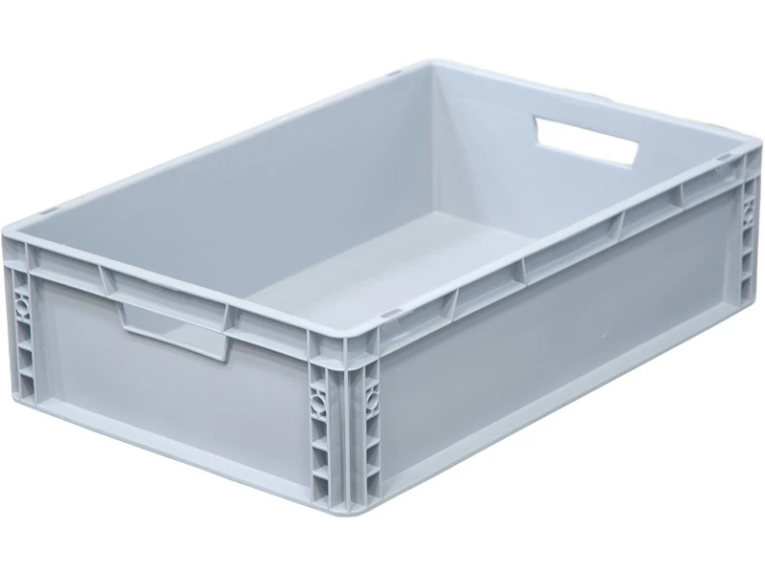 Ящик 600х400х170 сплошной, усиленное дно, цв. серый купить в Вологде