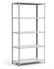 Стеллаж металлический Титан МС-500 1000х1200х500 5 полок Стеллаж металлический Титан МС-500 1000х1200х500 5 полок