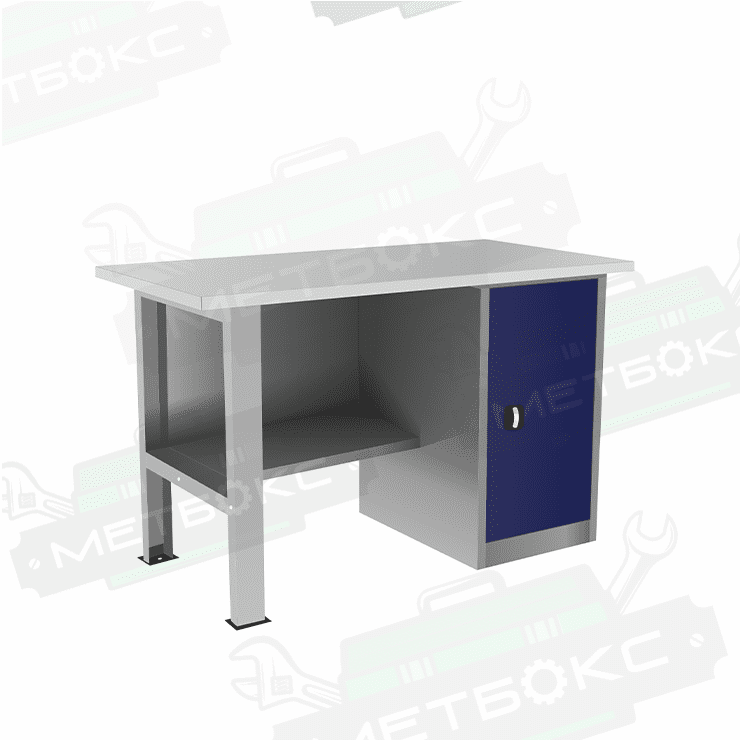 Однотумбовый слесарный верстак ВП-2/1,6 купить в Вологде Однотумбовый слесарный верстак ВП-2/1,6 купить в Вологде