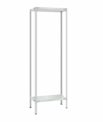 Стеллаж металлический Титан МС-500 2400х700х400 2 полки Стеллаж металлический Титан МС-500 2400х700х400 2 полки