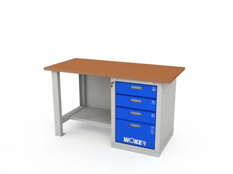 Верстак однотумбовый WOKER PRO 1004.1500 купить в Вологде