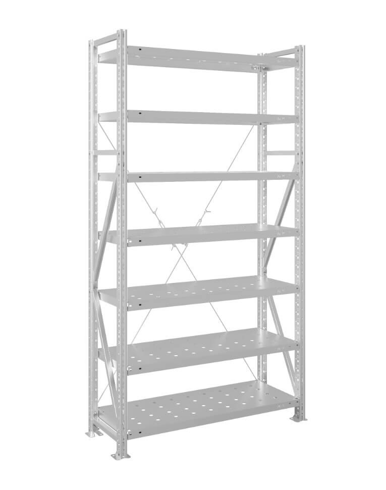 Стеллаж MS U 2000x1500x600 7 полок (300 кг, перф) купить в Вологде