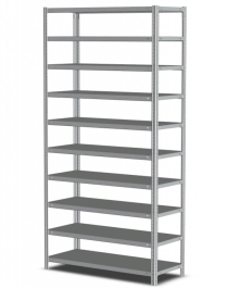 Стеллаж MS Standart 2000х700х300 10 полок Стеллаж MS Standart 2000х700х300 10 полок