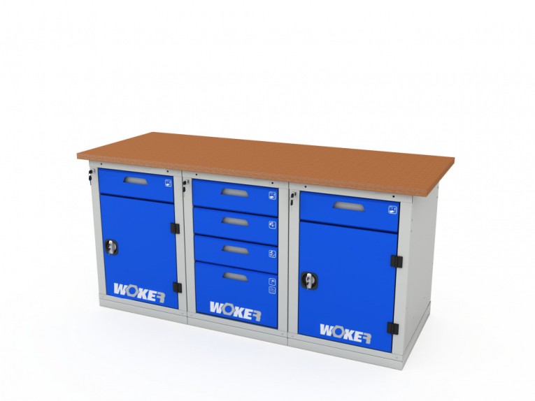 Верстак трехтумбовый WOKER PRO 3242.1800 купить в Вологде
