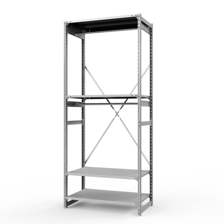 Стеллаж металлический ТСУ Универсал, 2500х1060х600 мм.Штанги: 2шт. Полки: металл усил. 4 шт. купить в Вологде Стеллаж металлический ТСУ Универсал, 2500х1060х600 мм.Штанги: 2шт. Полки: металл усил. 4 шт. купить в Вологде