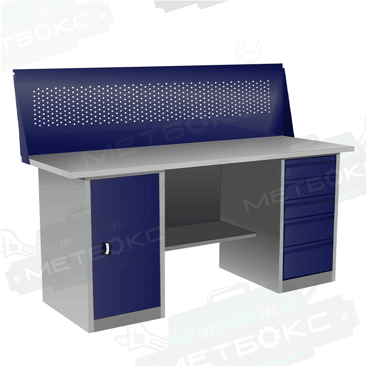 Верстак с тумбой и драйвером ВП-4/1,6 с экраном купить в Вологде