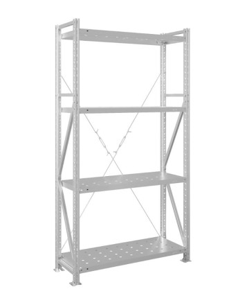 Стеллаж MS U 2000x1500x800 4 полки (300 кг, перф) купить в Вологде