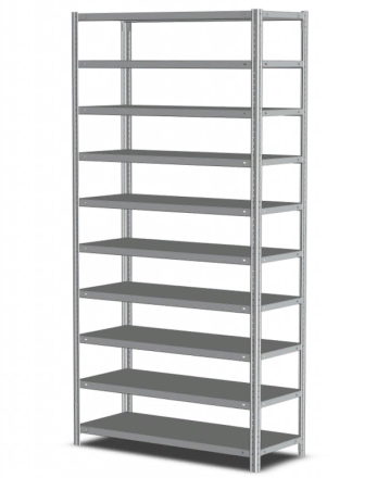 Стеллаж MS Standart 1850х1000х250 10 полок купить в Вологде